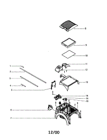 Motor Housing parts for Kenmore Vacuum 860.20299990 (86020299990, 860 20299990) from AppliancePartsPros.com