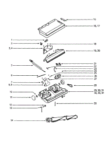 Powerhead parts for Kenmore Vacuum 860.20299990 (86020299990, 860 20299990) from AppliancePartsPros.com