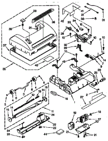 Nozzle And Motor Parts parts for Kenmore Vacuum 116.3481190C (1163481190C, 116 3481190C) from AppliancePartsPros.com