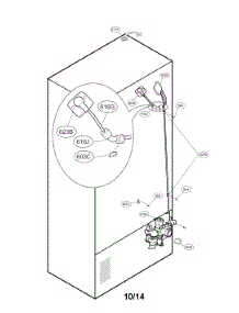 Value And Water Tube Parts parts for Kenmore Refrigerator 795.74039410 (79574039410, 795 74039410) from AppliancePartsPros.com