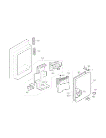 Ice Maker Parts parts for Kenmore Refrigerator 795.72059115 (79572059115, 795 72059115) from AppliancePartsPros.com