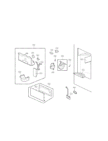 Dispenser Parts parts for Kenmore Refrigerator 795.71039011 (79571039011, 795 71039011) from AppliancePartsPros.com