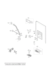 Ice And Water Parts parts for Kenmore Refrigerator 795.51374012 (79551374012, 795 51374012) from AppliancePartsPros.com