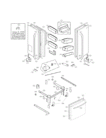 Door Parts parts for Kenmore Refrigerator 795.72189315 (79572189315, 795 72189315) from AppliancePartsPros.com