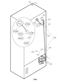 Value And Water Tube Parts parts for Kenmore Refrigerator 795.72093311 (79572093311, 795 72093311) from AppliancePartsPros.com