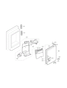 Ice Maker And Ice Bank Part parts for Kenmore Refrigerator 795.72193311 (79572193311, 795 72193311) from AppliancePartsPros.com
