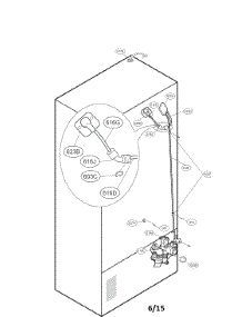 Valve And Water Parts parts for Kenmore Refrigerator 795.71052014 (79571052014, 795 71052014) from AppliancePartsPros.com