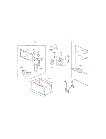 Dispenser Parts parts for Kenmore Refrigerator 795.71052014 (79571052014, 795 71052014) from AppliancePartsPros.com