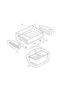 Freezer Parts parts for Kenmore Refrigerator 795.71056014 (79571056014, 795 71056014) from AppliancePartsPros.com