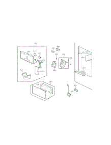 Dispenser Parts parts for Kenmore Refrigerator 795.71053014 (79571053014, 795 71053014) from AppliancePartsPros.com