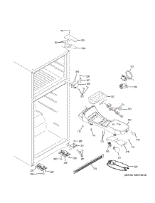 Fresh Food Section parts for Ge Refrigerator GTS21FGKBBB from AppliancePartsPros.com