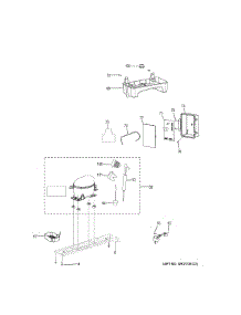 Machine Compartment parts for Ge Refrigerator GPE12FGKBBB from AppliancePartsPros.com