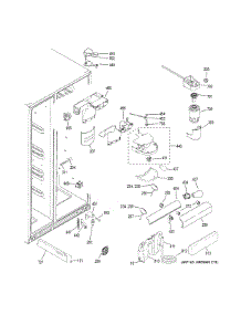 Fresh Food Section parts for Ge Refrigerator GSS25GSHFCSS from AppliancePartsPros.com