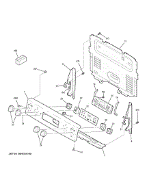 Control Panel parts for Ge Range JB645RK4SS from AppliancePartsPros.com