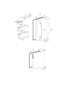 Door Parts parts for Kenmore Refrigerator 795.78042310 (79578042310, 795 78042310) from AppliancePartsPros.com