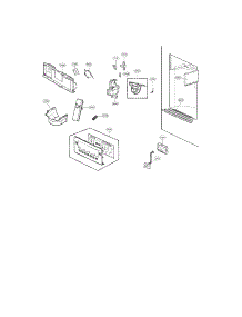 Dispenser Parts parts for Kenmore Refrigerator 795.72042313 (79572042313, 795 72042313) from AppliancePartsPros.com
