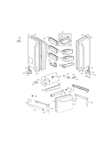 Door Parts parts for Kenmore Refrigerator 795.72042313 (79572042313, 795 72042313) from AppliancePartsPros.com