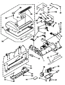 Nozzle And Motor Parts parts for Kenmore Vacuum 116.3561290 (1163561290, 116 3561290) from AppliancePartsPros.com
