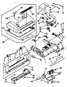 Nozzle And Motor parts for Kenmore Vacuum 116.3491290 (1163491290, 116 3491290) from AppliancePartsPros.com