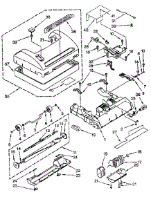 Nozzle And Motor parts for Kenmore Vacuum 116.3238090 (1163238090, 116 3238090) from AppliancePartsPros.com