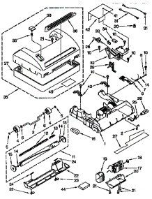 Nozzle And Motor parts for Kenmore Vacuum 116.3581290 (1163581290, 116 3581290) from AppliancePartsPros.com