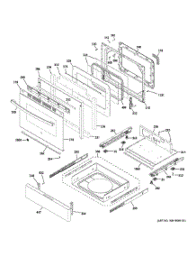 Door & Drawer Parts parts for Ge Range JGSS66FEL1DS from AppliancePartsPros.com