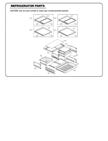 Refrigerator Parts parts for Kenmore Refrigerator 795.72353310 (79572353310, 795 72353310) from AppliancePartsPros.com