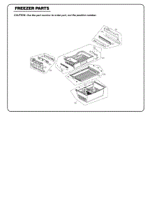 Freezer Parts parts for Kenmore Refrigerator 795.72353310 (79572353310, 795 72353310) from AppliancePartsPros.com