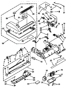Nozzle And Motor parts for Kenmore Vacuum 116.3451290 (1163451290, 116 3451290) from AppliancePartsPros.com