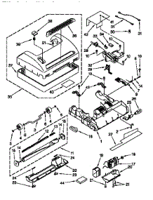 Nozzle And Motor parts for Kenmore Vacuum 116.3521290 (1163521290, 116 3521290) from AppliancePartsPros.com