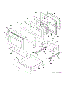 Door & Drawer Parts parts for Ge Range JGB660FEJ1DS from AppliancePartsPros.com