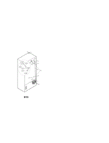 Valve And Water Tube Parts parts for Kenmore Refrigerator 795.72042012 (79572042012, 795 72042012) from AppliancePartsPros.com