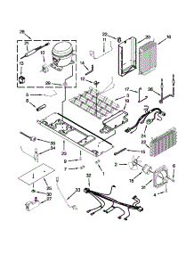 Unit Parts parts for Kenmore Refrigerator 106.51189113 (10651189113, 106 51189113) from AppliancePartsPros.com