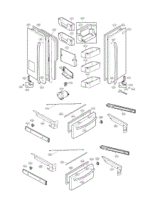 Door Parts parts for Kenmore Refrigerator 795.71073013 (79571073013, 795 71073013) from AppliancePartsPros.com