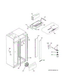 Fresh Food Section parts for Ge Refrigerator ZISB420DKB from AppliancePartsPros.com