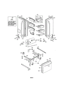 Door Parts parts for Kenmore Refrigerator 795.72093310 (79572093310, 795 72093310) from AppliancePartsPros.com