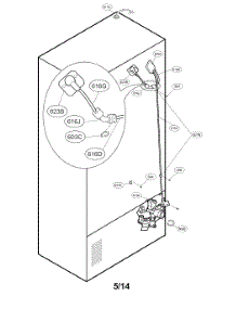 Valve And Water Parts parts for Kenmore Refrigerator 795.72099310 (79572099310, 795 72099310) from AppliancePartsPros.com