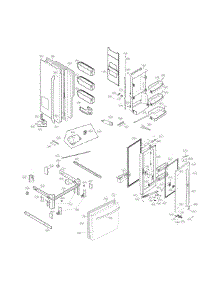 Door Parts parts for Kenmore Refrigerator 795.72099310 (79572099310, 795 72099310) from AppliancePartsPros.com
