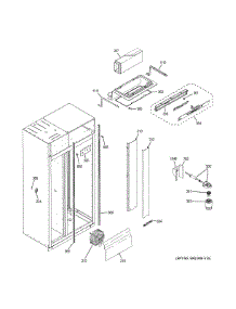Fresh Food Section parts for Ge Refrigerator ZISP480DKBSS from AppliancePartsPros.com