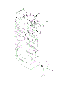 Refrigerator Liner Parts parts for Kenmore Refrigerator 106.51179310 (10651179310, 106 51179310) from AppliancePartsPros.com