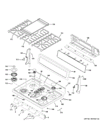 Control Panel & Cooktop parts for Ge Range PGB980ZEJ5SS from AppliancePartsPros.com