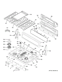Control Panel & Cooktop parts for Ge Range P2B940SEJ5SS from AppliancePartsPros.com