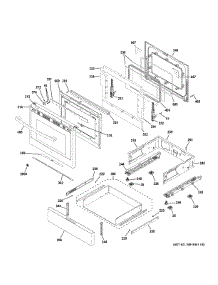 Door & Drawer Parts parts for Ge Range PGB930SEJ5SS from AppliancePartsPros.com