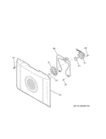 Convection Fan parts for Ge Range PB911BJ5TS from AppliancePartsPros.com