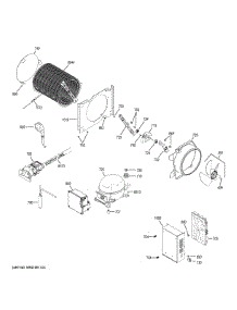 Machine Compartment parts for Ge Refrigerator ZICS360NHBLH from AppliancePartsPros.com