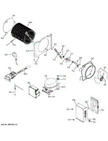 Machine Compartment parts for Ge Refrigerator ZIC360NHCLH from AppliancePartsPros.com