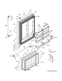 Doors parts for Ge Refrigerator ZICP360NHBRH from AppliancePartsPros.com