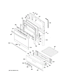 Door & Drawer Parts parts for Ge Range JGBS60RLK2SS from AppliancePartsPros.com