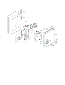 Ice Maker And Ice Bin Parts parts for Kenmore Refrigerator 795.72052112 (79572052112, 795 72052112) from AppliancePartsPros.com