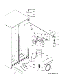 Fresh Food Section parts for Ge Refrigerator GSE22ETHDWW from AppliancePartsPros.com